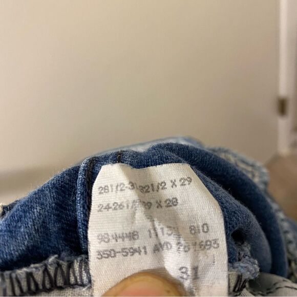 Vintage Lee High Rise medium Wash cropped Mom Jeans- 28x27-petite 6 - Picture 11 of 12